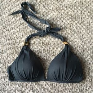 Victoria’s secret gray bikini top, size M